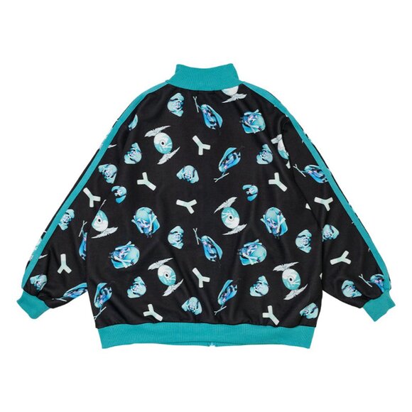 ACDC RAG x Hatsune Miku Forever Black Mint Jersey Oversized Jacket - Picture 9 of 10
